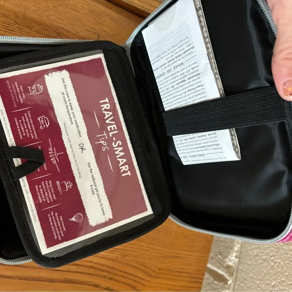 Lunchbox size travel case, NWOT